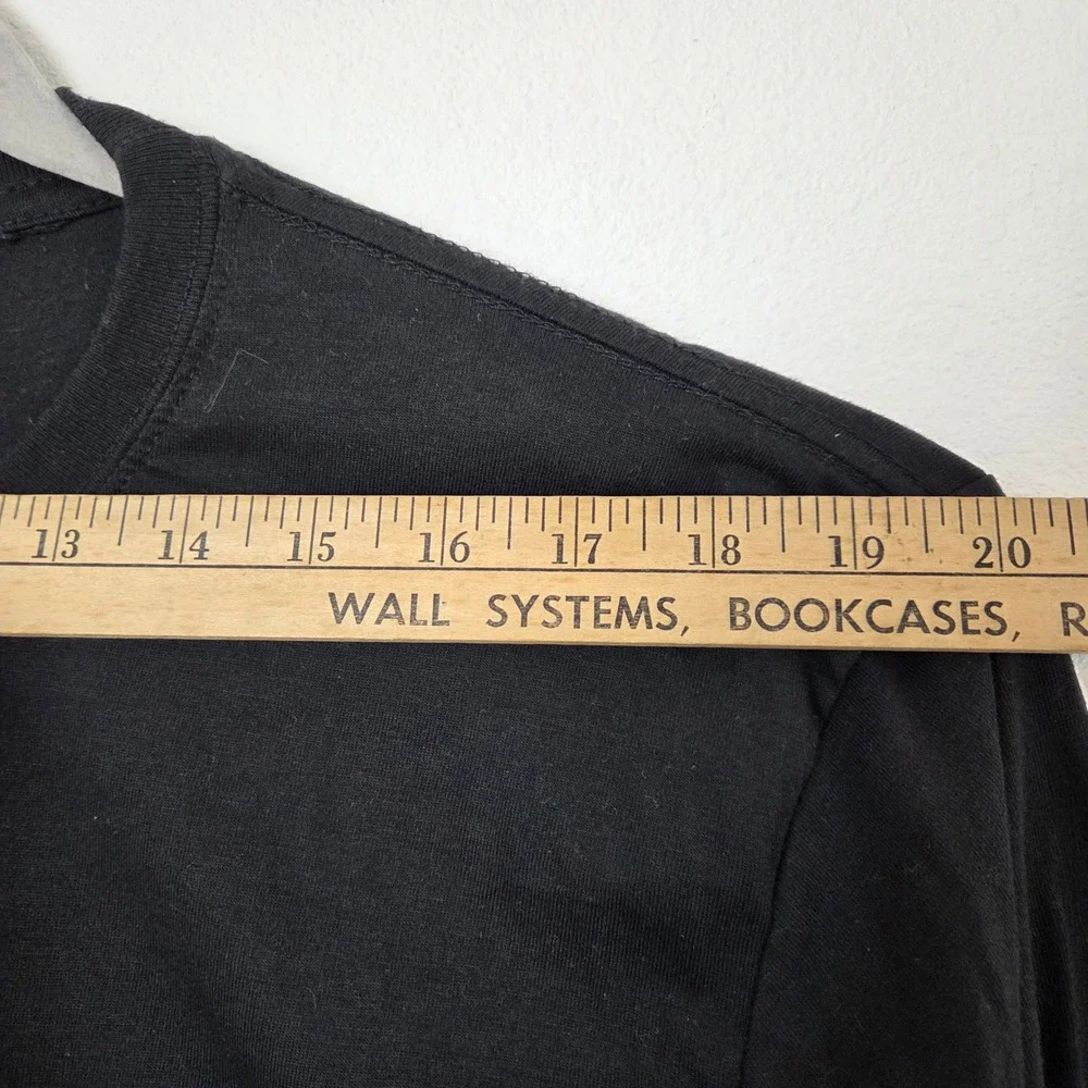 Fresh Laundry Mens Large Black Dont Kill My Vibe‎ Graphic Long Sleeve T-Shirt